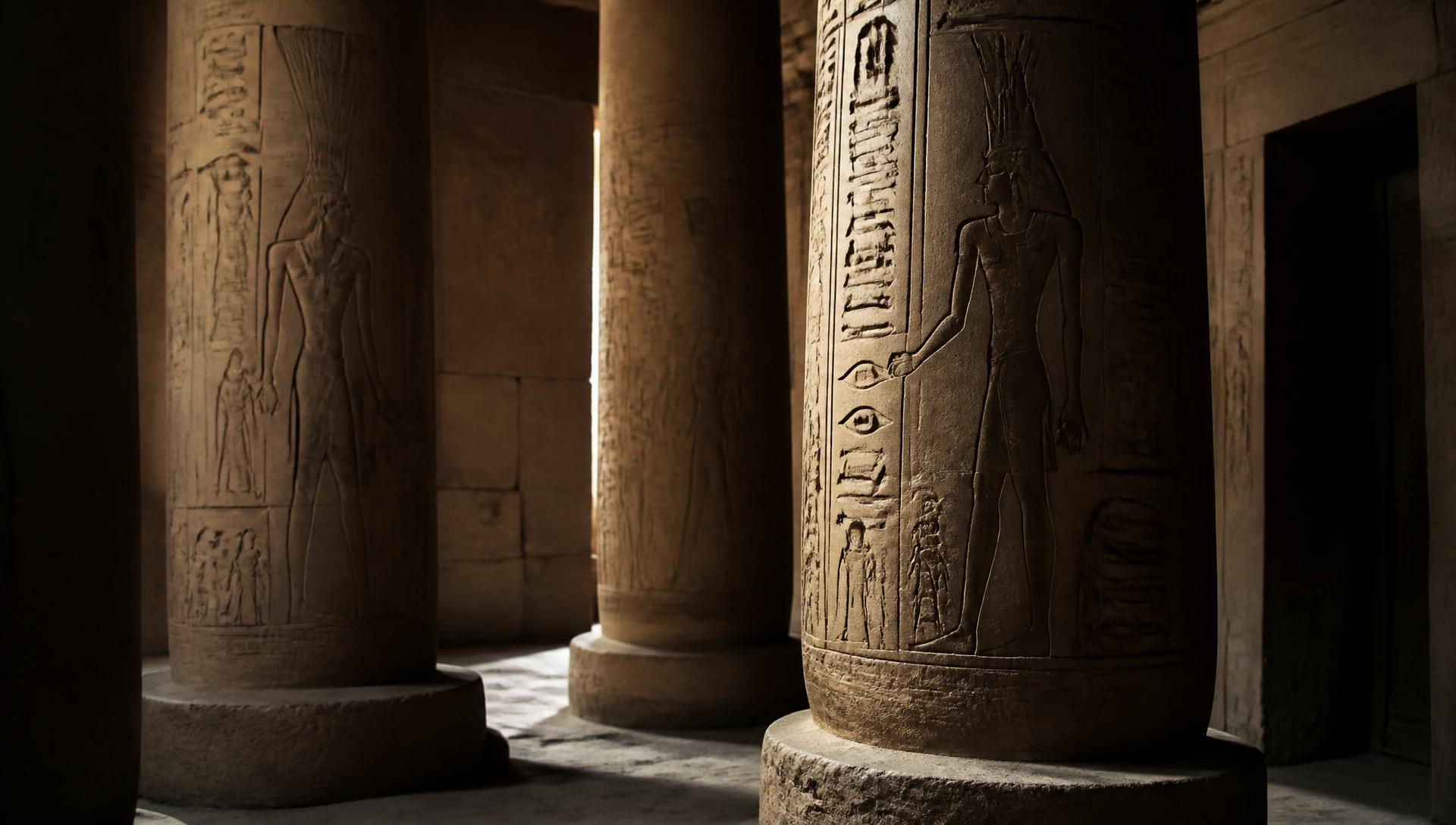 Columnas del templo de Isis en Philae